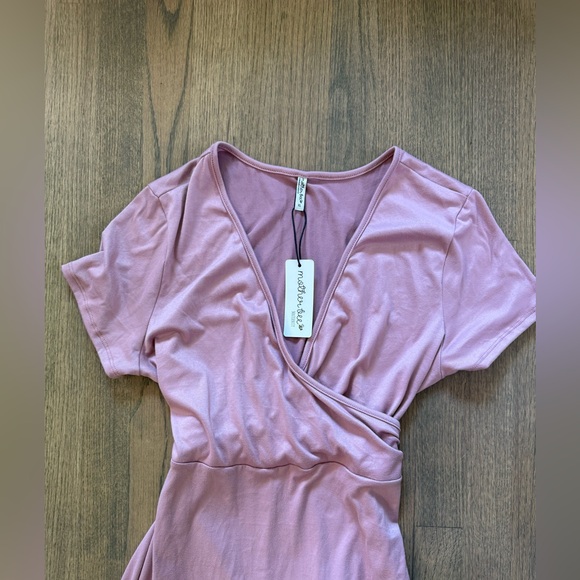 NEW Mother Bee Light Mauve Maxi Dress-Size XL - Picture 2 of 8